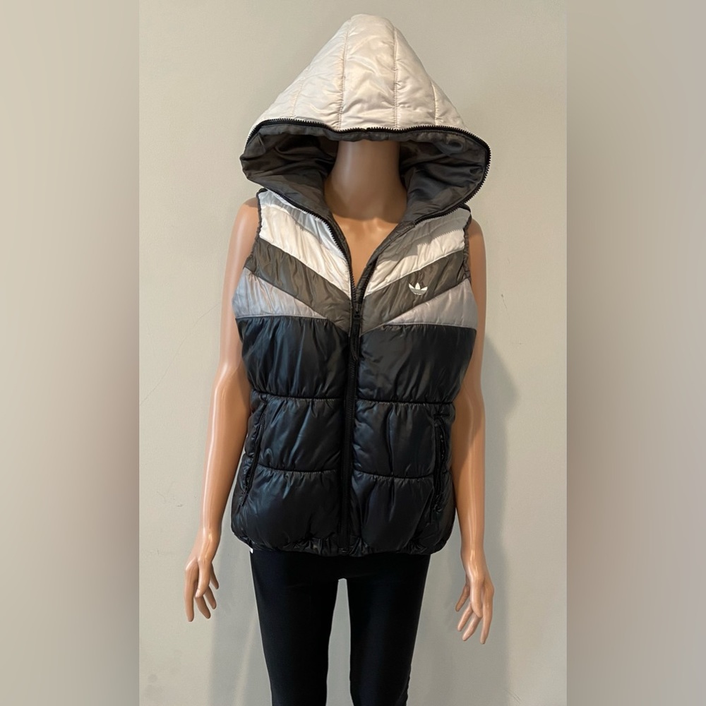 Hooded Adidas Puff Vest